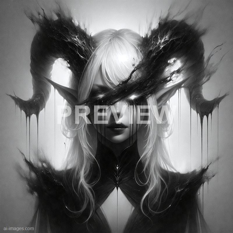 2338 - a-girl-with-a-transparent-horn-made-of-shimmering-bla_250420004717_Filename Text 2_02469_Filename Text 3